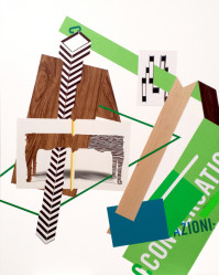 CCC, 2015 Collage on museum board