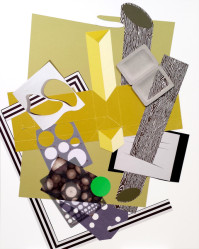 Circle Master, 2014 Collage on museum board