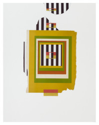 Rectangles, 2013 Collage on museum board